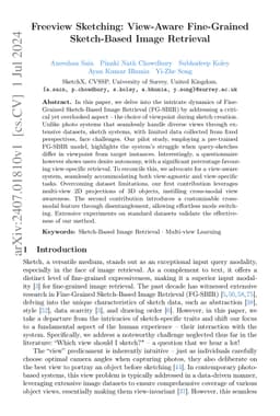 Freeview Sketching: View-Aware Fine-Grained Sketch-Based Image Retrieval