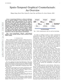 Spatio-Temporal Graphical Counterfactuals: An Overview