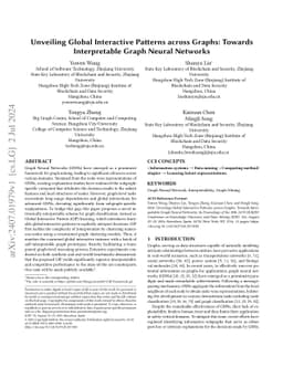 Unveiling Global Interactive Patterns across Graphs: Towards
  Interpretable Graph Neural Networks