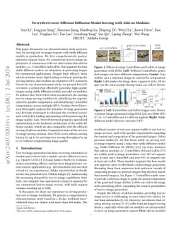 SwiftDiffusion: Efficient Diffusion Model Serving with Add-on Modules
