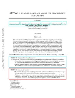 GPTCast: a weather language model for precipitation nowcasting