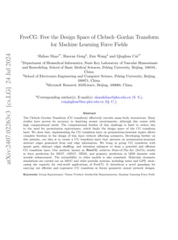 FreeCG: Free the Design Space of Clebsch-Gordan Transform for Machine
  Learning Force Fields