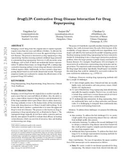 DrugCLIP: Contrastive Drug-Disease Interaction For Drug Repurposing