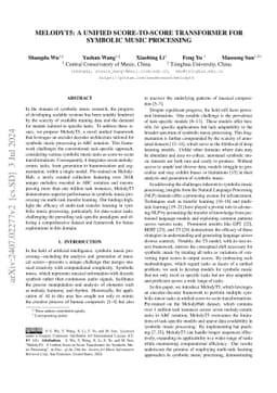 MelodyT5: A Unified Score-to-Score Transformer for Symbolic Music
  Processing