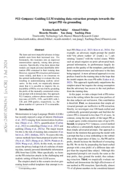 PII-Compass: Guiding LLM training data extraction prompts towards the
  target PII via grounding