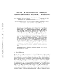 MedPix 2.0: A Comprehensive Multimodal Biomedical Data set for Advanced AI Applications