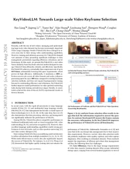 KeyVideoLLM: Towards Large-scale Video Keyframe Selection