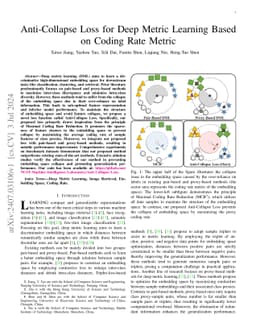 Anti-Collapse Loss for Deep Metric Learning Based on Coding Rate Metric