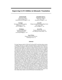 Improving LLM Abilities in Idiomatic Translation