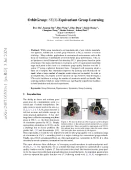 OrbitGrasp: $SE(3)$-Equivariant Grasp Learning
