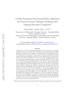 A Fully Parameter-Free Second-Order Algorithm for Convex-Concave Minimax
  Problems with Optimal Iteration Complexity