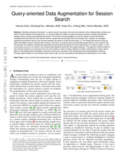 Query-oriented Data Augmentation for Session Search