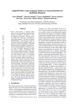 MiniGPT-Med: Large Language Model as a General Interface for Radiology
  Diagnosis