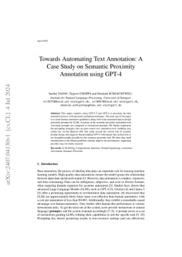 Towards Automating Text Annotation: A Case Study on Semantic Proximity
  Annotation using GPT-4