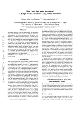 Who Finds This Voice Attractive? A Large-Scale Experiment Using
  In-the-Wild Data