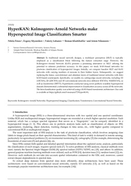 HyperKAN: Kolmogorov-Arnold Networks make Hyperspectral Image
  Classificators Smarter