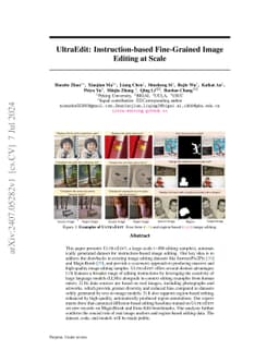 UltraEdit: Instruction-based Fine-Grained Image Editing at Scale