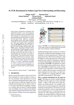 IL-TUR: Benchmark for Indian Legal Text Understanding and Reasoning