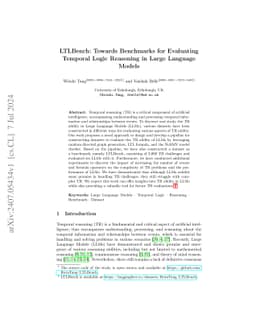 LTLBench: Towards Benchmarks for Evaluating Temporal Logic Reasoning in
  Large Language Models