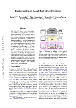 Training Task Experts through Retrieval Based Distillation