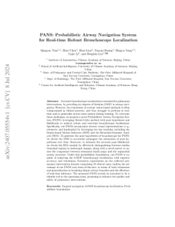 PANS: Probabilistic Airway Navigation System for Real-time Robust
  Bronchoscope Localization