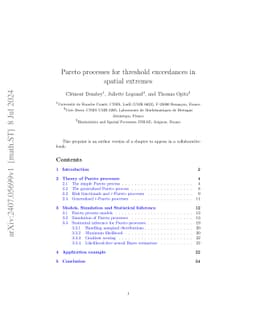 Pareto processes for threshold exceedances in spatial extremes