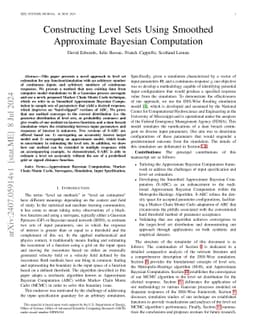 Constructing Level Sets Using Smoothed Approximate Bayesian Computation