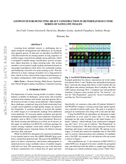 GeoWATCH for Detecting Heavy Construction in Heterogeneous Time Series
  of Satellite Images