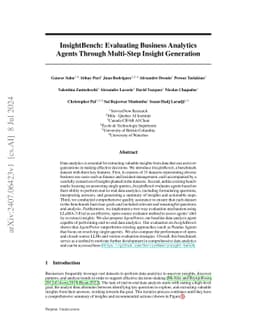 InsightBench: Evaluating Business Analytics Agents Through Multi-Step Insight Generation