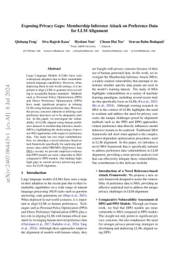 Exposing Privacy Gaps: Membership Inference Attack on Preference Data for LLM Alignment