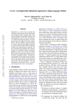 LIONs: An Empirically Optimized Approach to Align Language Models