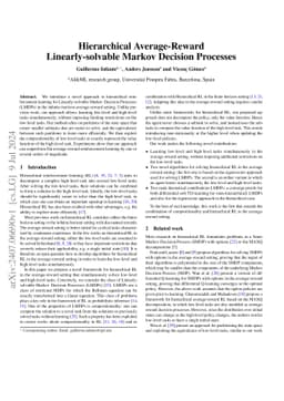 Hierarchical Average-Reward Linearly-solvable Markov Decision Processes