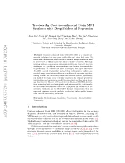 Trustworthy Contrast-enhanced Brain MRI Synthesis