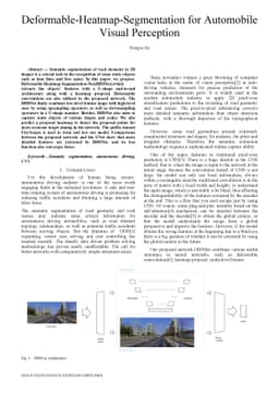 Deformable-Heatmap-Segmentation for Automobile Visual Perception