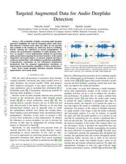 Targeted Augmented Data for Audio Deepfake Detection