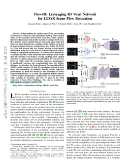 Flow4D: Leveraging 4D Voxel Network for LiDAR Scene Flow Estimation