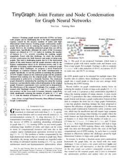 TinyGraph: Joint Feature and Node Condensation for Graph Neural Networks