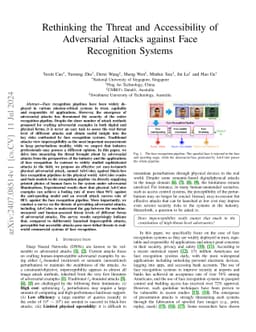 Rethinking the Threat and Accessibility of Adversarial Attacks against
  Face Recognition Systems