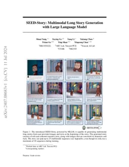 SEED-Story: Multimodal Long Story Generation with Large Language Model