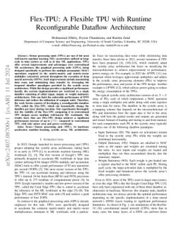 Flex-TPU: A Flexible TPU with Runtime Reconfigurable Dataflow
  Architecture