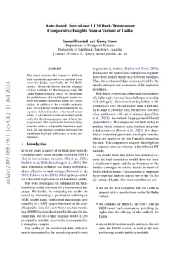 Rule-Based, Neural and LLM Back-Translation: Comparative Insights from a
  Variant of Ladin
