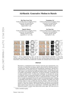 AirSketch: Generative Motion to Sketch