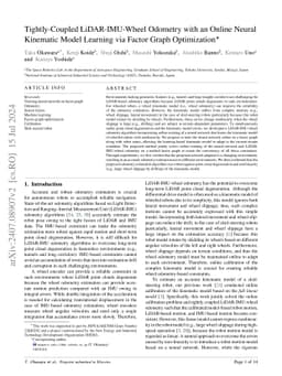 Tightly-Coupled LiDAR-IMU-Wheel Odometry with an Online Neural Kinematic Model Learning via Factor Graph Optimization