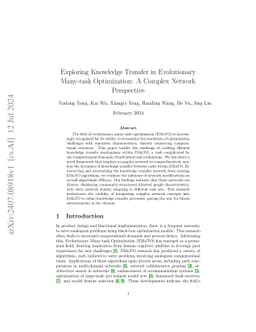 Exploring Knowledge Transfer in Evolutionary Many-task Optimization: A
  Complex Network Perspective
