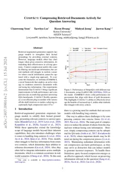 CompAct: Compressing Retrieved Documents Actively for Question Answering