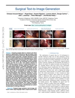 Surgical Text-to-Image Generation