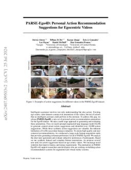 PARSE-Ego4D: Personal Action Recommendation Suggestions for Egocentric
  Videos