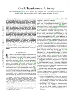 Graph Transformers: A Survey