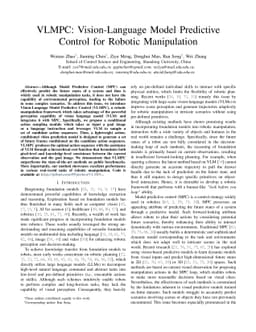 VLMPC: Vision-Language Model Predictive Control for Robotic Manipulation