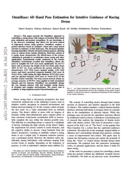OmniRace: 6D Hand Pose Estimation for Intuitive Guidance of Racing Drone